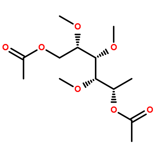 L-MANNITOL, 1-DEOXY-3,4,5-TRI-O-METHYL-, DIACETATE