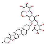 b-D-Glucopyranoside, (3b,25R)-spirost-5-en-3-ylO-6-deoxy-a-L-mannopyranosyl-(1®2)-O-[b-D-glucopyranosyl-(1®4)]-