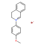 2-(4-METHOXYPHENYL)-3,4-DIHYDROISOQUINOLIN-2-IUM;BROMIDE