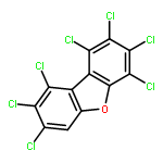 Dibenzofuran,1,2,3,4,7,8,9-heptachloro-