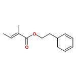 2-phenylethyl tiglate