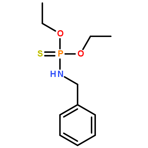 PHOSPHORAMIDOTHIOIC ACID, (PHENYLMETHYL)-, O,O-DIETHYL ESTER