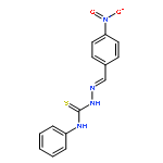 Hydrazinecarbothioamide, 2-[(4-nitrophenyl)methylene]-N-phenyl-