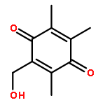 2,5-Cyclohexadiene-1,4-dione, 2-(hydroxymethyl)-3,5,6-trimethyl-
