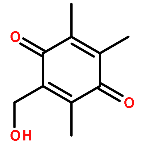 2,5-Cyclohexadiene-1,4-dione, 2-(hydroxymethyl)-3,5,6-trimethyl-
