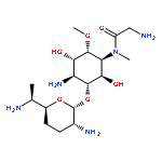 L-chiro-Inositol,4-amino-1-[(2-aminoacetyl)methylamino]-1,4-dideoxy-3-O-(2,6-diamino-2,3,4,6,7-pentadeoxy-b-L-lyxo-heptopyranosyl)-6-O-methyl-