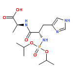 L-ALANINE, N-[BIS(1-METHYLETHOXY)PHOSPHINYL]-L-HISTIDYL-