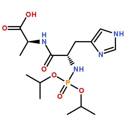 L-ALANINE, N-[BIS(1-METHYLETHOXY)PHOSPHINYL]-L-HISTIDYL-