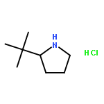 PYRROLIDINE, 2-(1,1-DIMETHYLETHYL)-, HYDROCHLORIDE