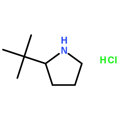 PYRROLIDINE, 2-(1,1-DIMETHYLETHYL)-, HYDROCHLORIDE