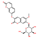 6-methoxy-2-oxo-3-[(2-oxo-2H-chromen-7-yl)oxy]-2H-chromen-7-yl beta-D-glucopyranoside