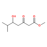 HEPTANOIC ACID, 5-HYDROXY-6-METHYL-3-OXO-, METHYL ESTER