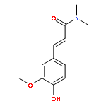 2-PROPENAMIDE, 3-(4-HYDROXY-3-METHOXYPHENYL)-N,N-DIMETHYL-, (E)-