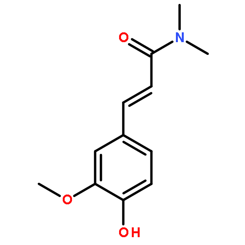 2-PROPENAMIDE, 3-(4-HYDROXY-3-METHOXYPHENYL)-N,N-DIMETHYL-, (E)-