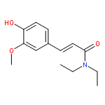 2-Propenamide, N,N-diethyl-3-(4-hydroxy-3-methoxyphenyl)-, (E)-