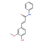 2-PROPENAMIDE, 3-(4-HYDROXY-3-METHOXYPHENYL)-N-PHENYL-, (E)-