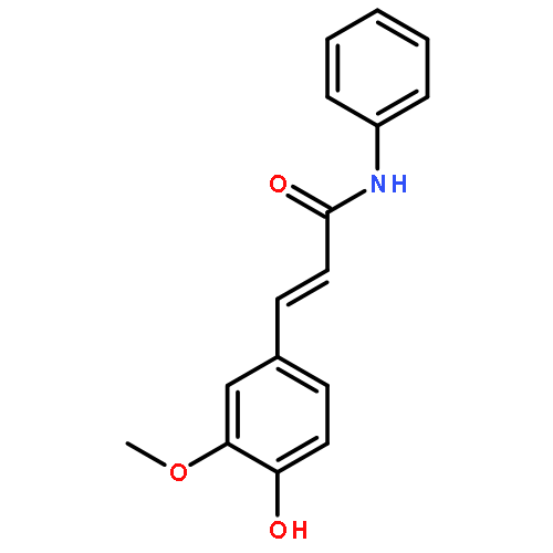 2-PROPENAMIDE, 3-(4-HYDROXY-3-METHOXYPHENYL)-N-PHENYL-, (E)-