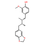 (8R,8'R)-3'-methoxy-3,4-methylenedioxylignan-4'-ol