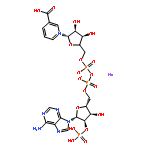 Adenosine5'-(trihydrogen diphosphate), 2'-(dihydrogen phosphate), P'®5'-ester with 3-carboxy-1-b-D-ribofuranosylpyridinium innersalt