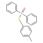 PHOSPHINOTHIOIC ACID, DIPHENYL-, S-(4-METHYLPHENYL) ESTER