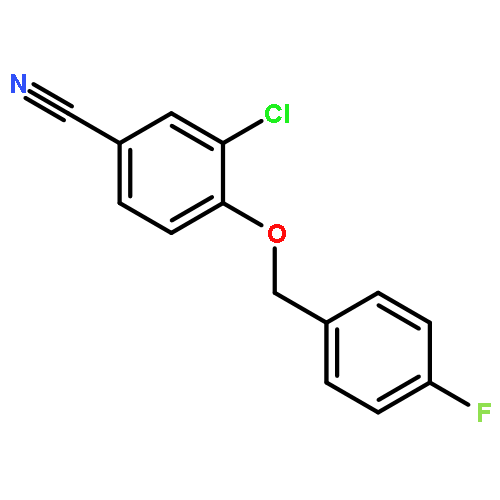 3-CHLORO-4-[(4-FLUOROPHENYL)METHOXY]BENZONITRILE