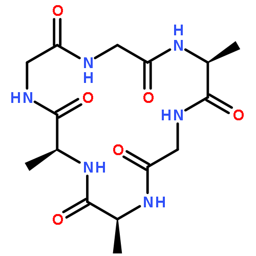 Cyclo(L-alanyl-L-alanylglycylglycyl-L-alanylglycyl)