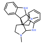 (3aR,3a'R,8aR,8a'R)-1,1'-dimethyl-2,2',3,3',8,8',8a,8a'-octahydro-1H,1'H-3a,3a'-bipyrrolo[2,3-b]indole