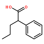 Benzeneacetic acid, a-propyl-