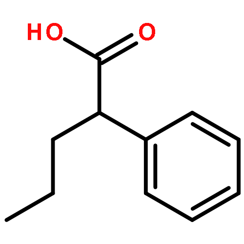 Benzeneacetic acid, a-propyl-