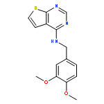 N-(3,4-dimethoxybenzyl)thieno[2,3-d]pyrimidin-4-amine