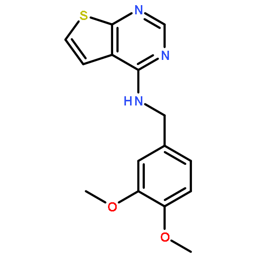 N-(3,4-dimethoxybenzyl)thieno[2,3-d]pyrimidin-4-amine