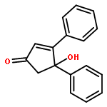 4-hydroxy-3,4-diphenylcyclopent-2-en-1-one