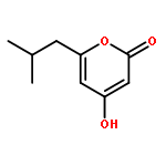 2H-Pyran-2-one, 4-hydroxy-6-(2-methylpropyl)-