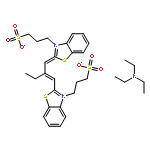 3-(3-SULFOPROPYL)-2-(2-(3-(3-SULFOPROPYL)-2(3H)-BENZOTHIAZOLYLIDENE)-METHYL)-1-BUTENYL)-BENZOTHIAZOLIUM HYDROXIDE, INNER SALT,TRIETHYLAMINE SALT