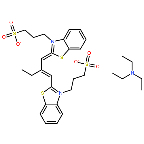 3-(3-SULFOPROPYL)-2-(2-(3-(3-SULFOPROPYL)-2(3H)-BENZOTHIAZOLYLIDENE)-METHYL)-1-BUTENYL)-BENZOTHIAZOLIUM HYDROXIDE, INNER SALT,TRIETHYLAMINE SALT