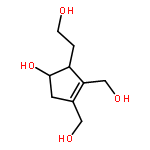 (1R,2R)-2-(2-hydroxyethyl)-3,4-bis(hydroxymethyl)cyclopent-3-en-1-ol