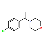 4-[1-(4-CHLOROPHENYL)ETHENYL]MORPHOLINE