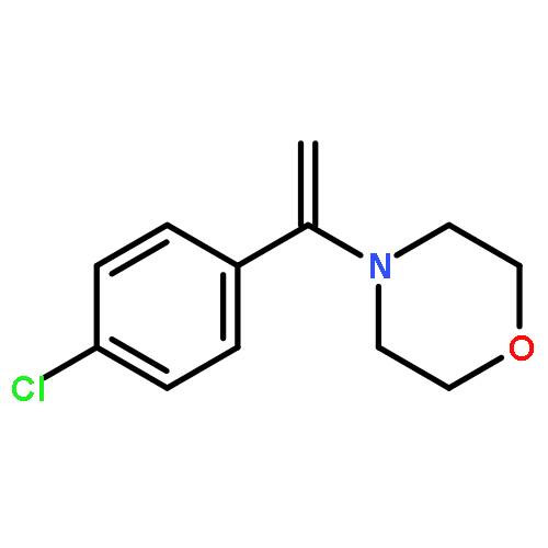 4-[1-(4-CHLOROPHENYL)ETHENYL]MORPHOLINE