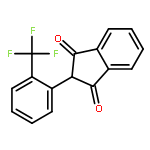 1H-Indene-1,3(2H)-dione, 2-[2-(trifluoromethyl)phenyl]-