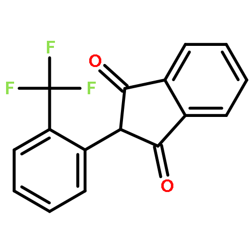 1H-Indene-1,3(2H)-dione, 2-[2-(trifluoromethyl)phenyl]-