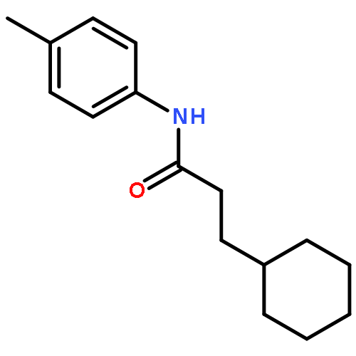 3-cyclohexyl-N-(4-methylphenyl)propanamide