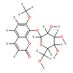 7-methoxy-8-O-beta-D-glucopyranosyl-coumarin