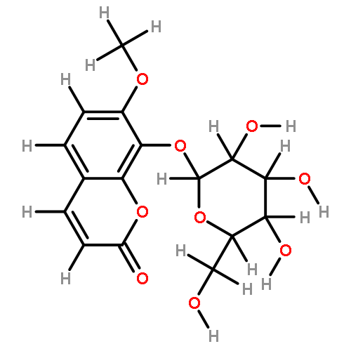 7-methoxy-8-O-beta-D-glucopyranosyl-coumarin