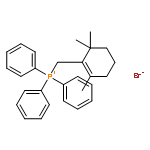 TRIPHENYL-[(2,6,6-TRIMETHYLCYCLOHEXEN-1-YL)METHYL]PHOSPHANIUM;BROMIDE