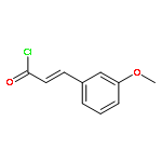 2-Propenoyl chloride, 3-(3-methoxyphenyl)-, (E)-