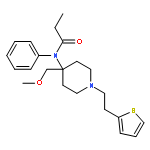 Propanamide,N-[4-(methoxymethyl)-1-[2-(2-thienyl)ethyl]-4-piperidinyl]-N-phenyl-