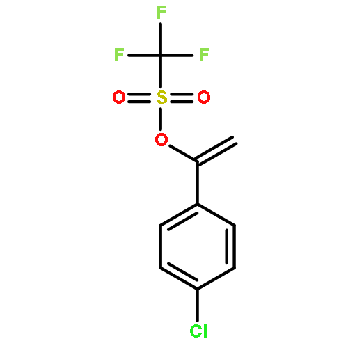 METHANESULFONIC ACID, TRIFLUORO-, 1-(4-CHLOROPHENYL)ETHENYL ESTER