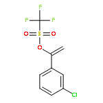 Methanesulfonic acid, trifluoro-, 1-(3-chlorophenyl)ethenyl ester