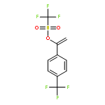 METHANESULFONIC ACID, TRIFLUORO-, 1-[4-(TRIFLUOROMETHYL)PHENYL]ETHENYL ESTER