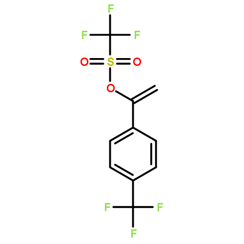 METHANESULFONIC ACID, TRIFLUORO-, 1-[4-(TRIFLUOROMETHYL)PHENYL]ETHENYL ESTER